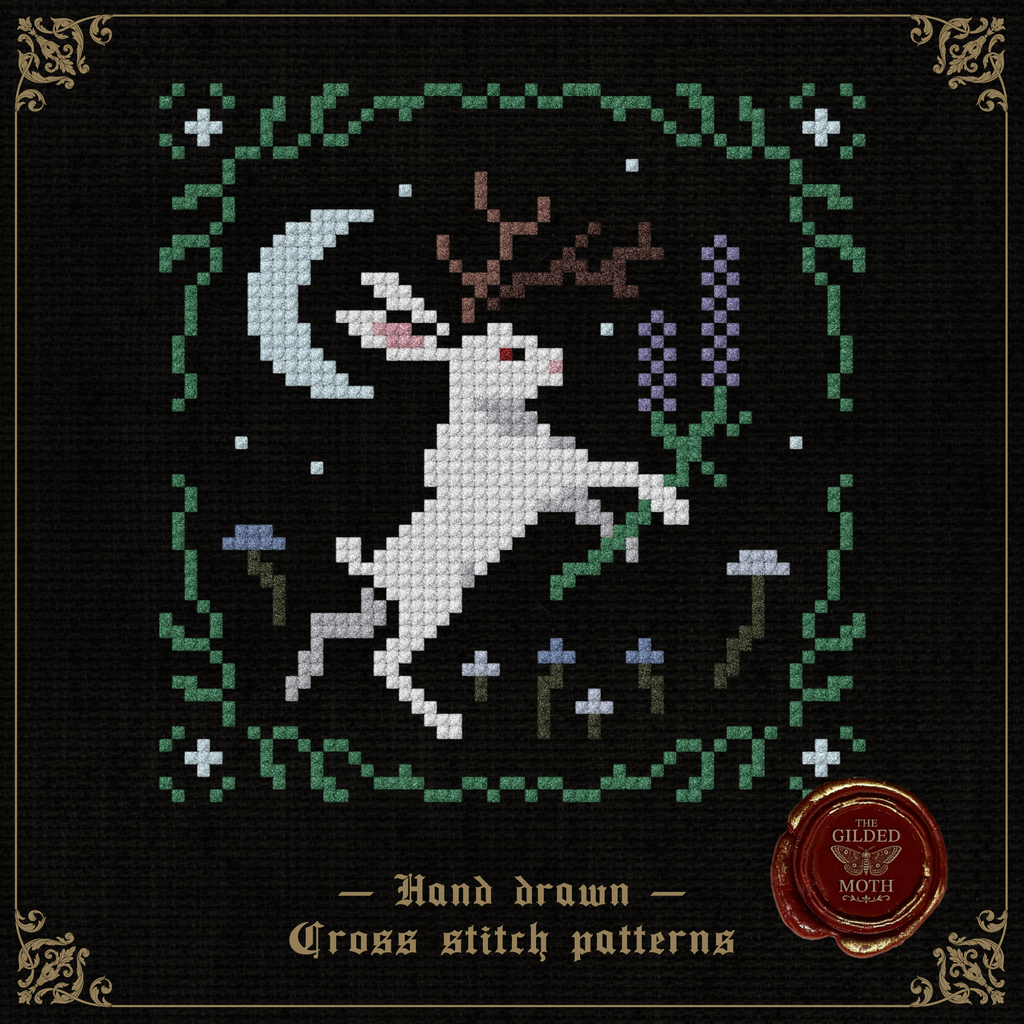 Forest Jackalope Pattern