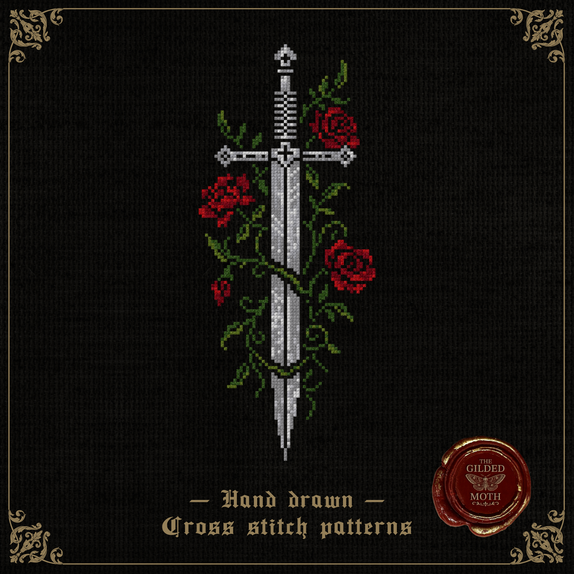 Blade of Roses Pattern
