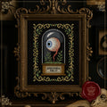 Gothic Eyeball Specimen Cross Stitch Pattern • Dark Academia Curiosity Cabinet PDF • Victorian Oddity Embroidery • Gothic Anatomy Decor
