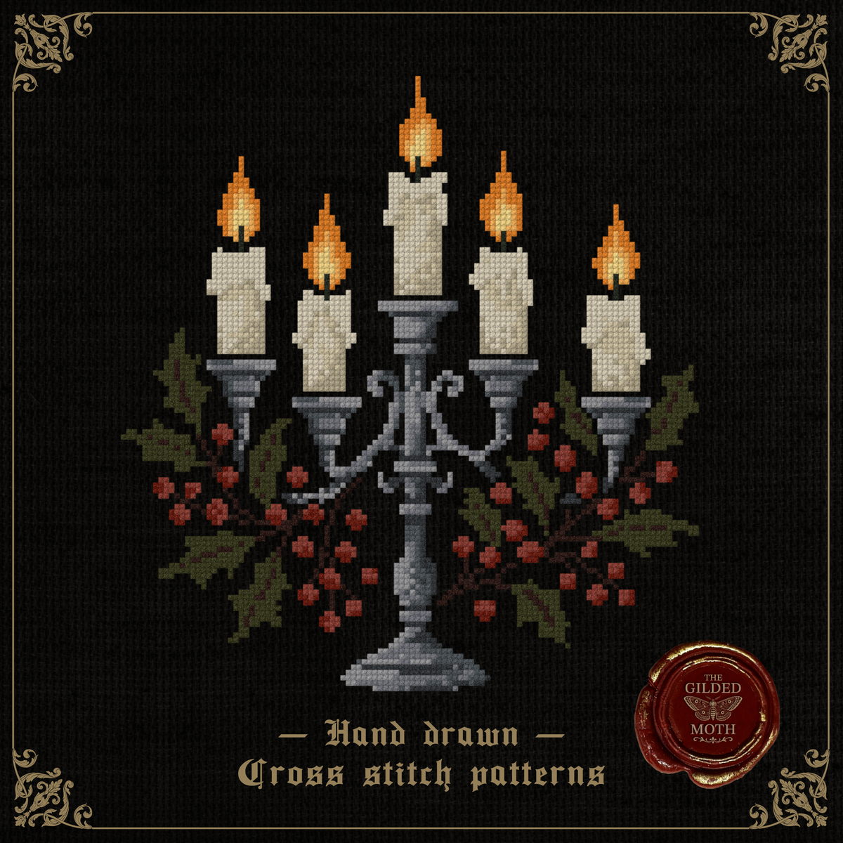 Christmas Candelabra Pattern