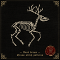 Reindeer Skeleton Pattern