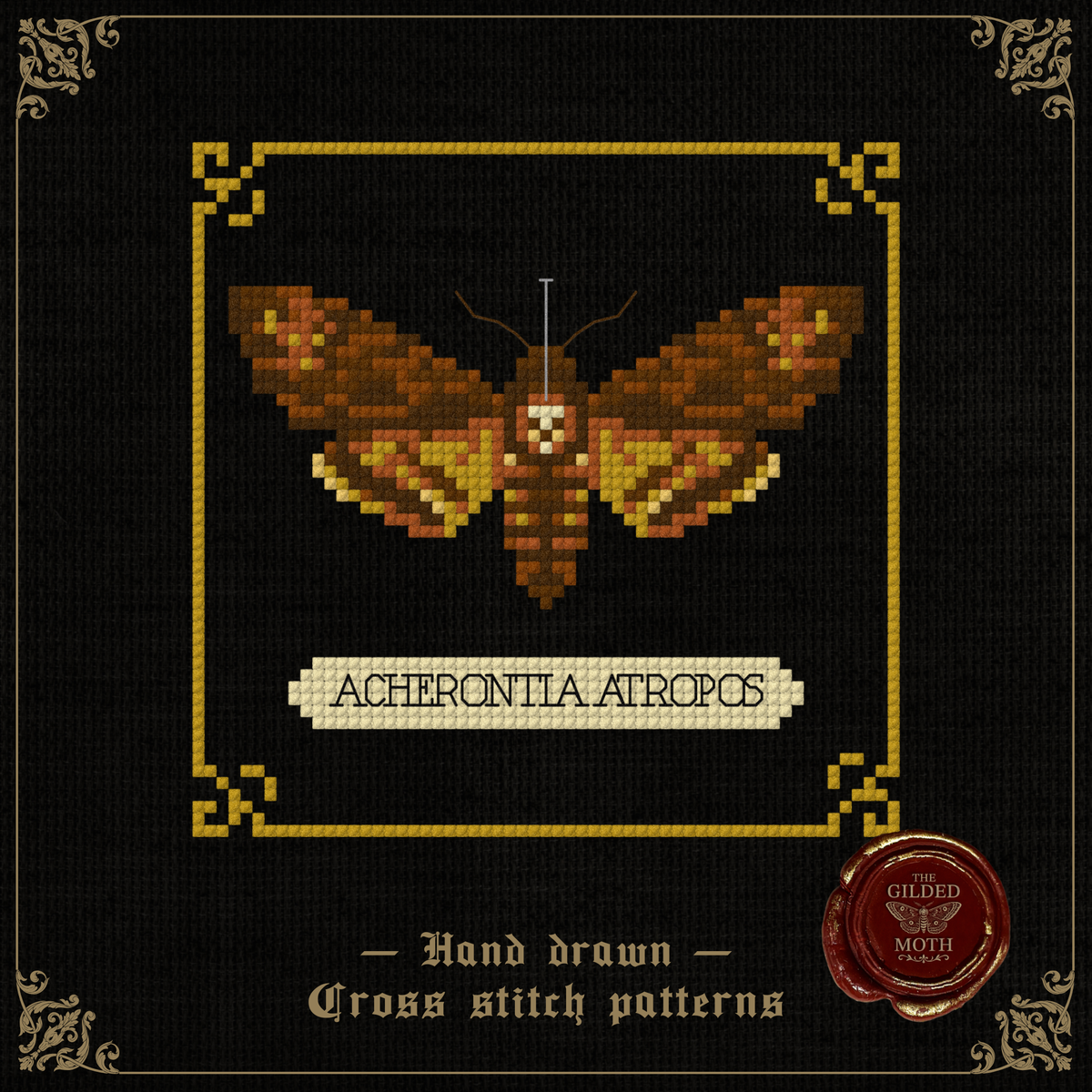 Deathshead Moth Pattern