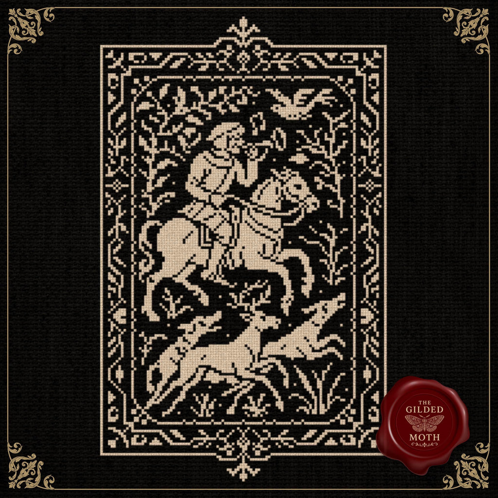 Medieval Hunt Tapestry Pattern