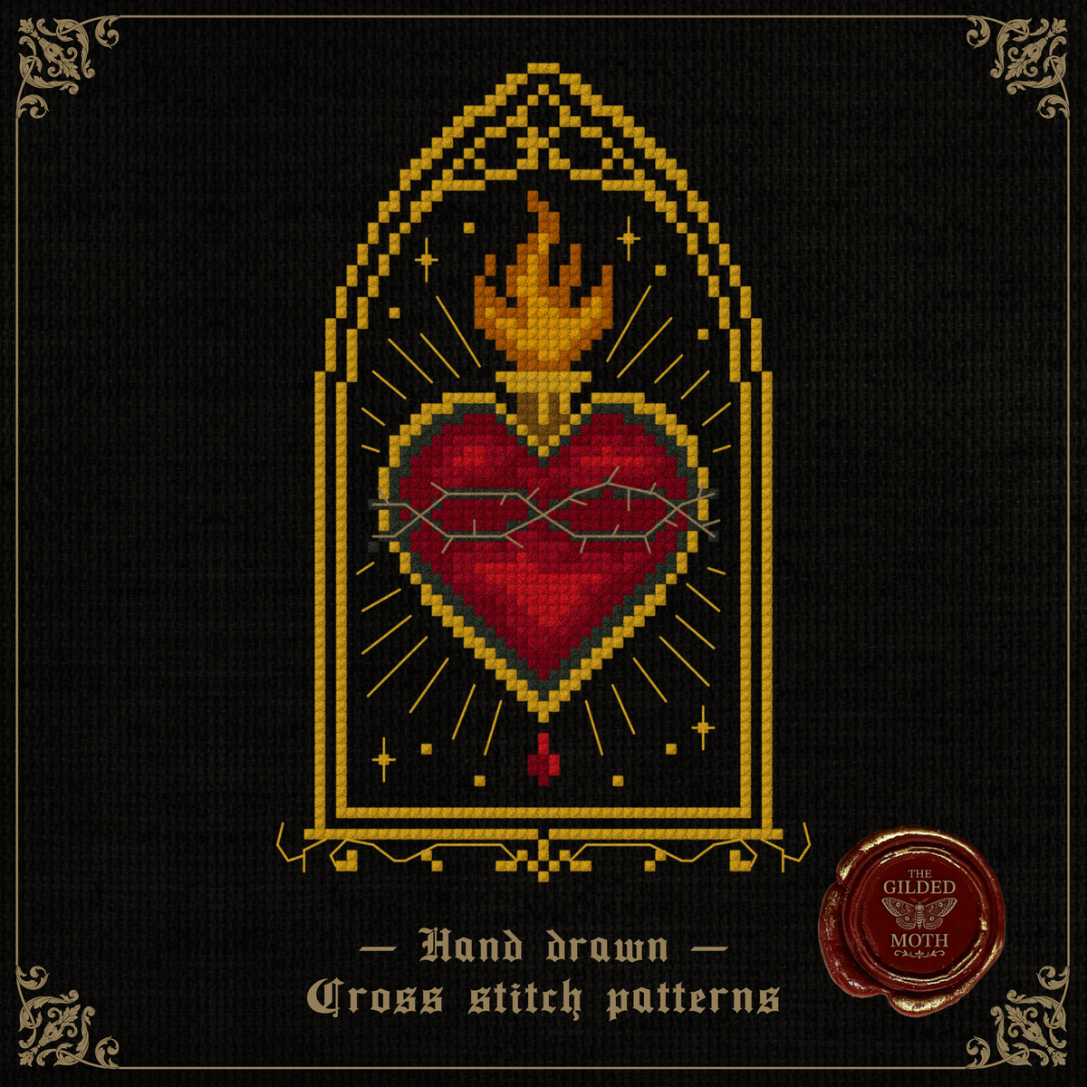 Fire Heart Pattern