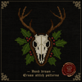 Reindeer Skull Pattern