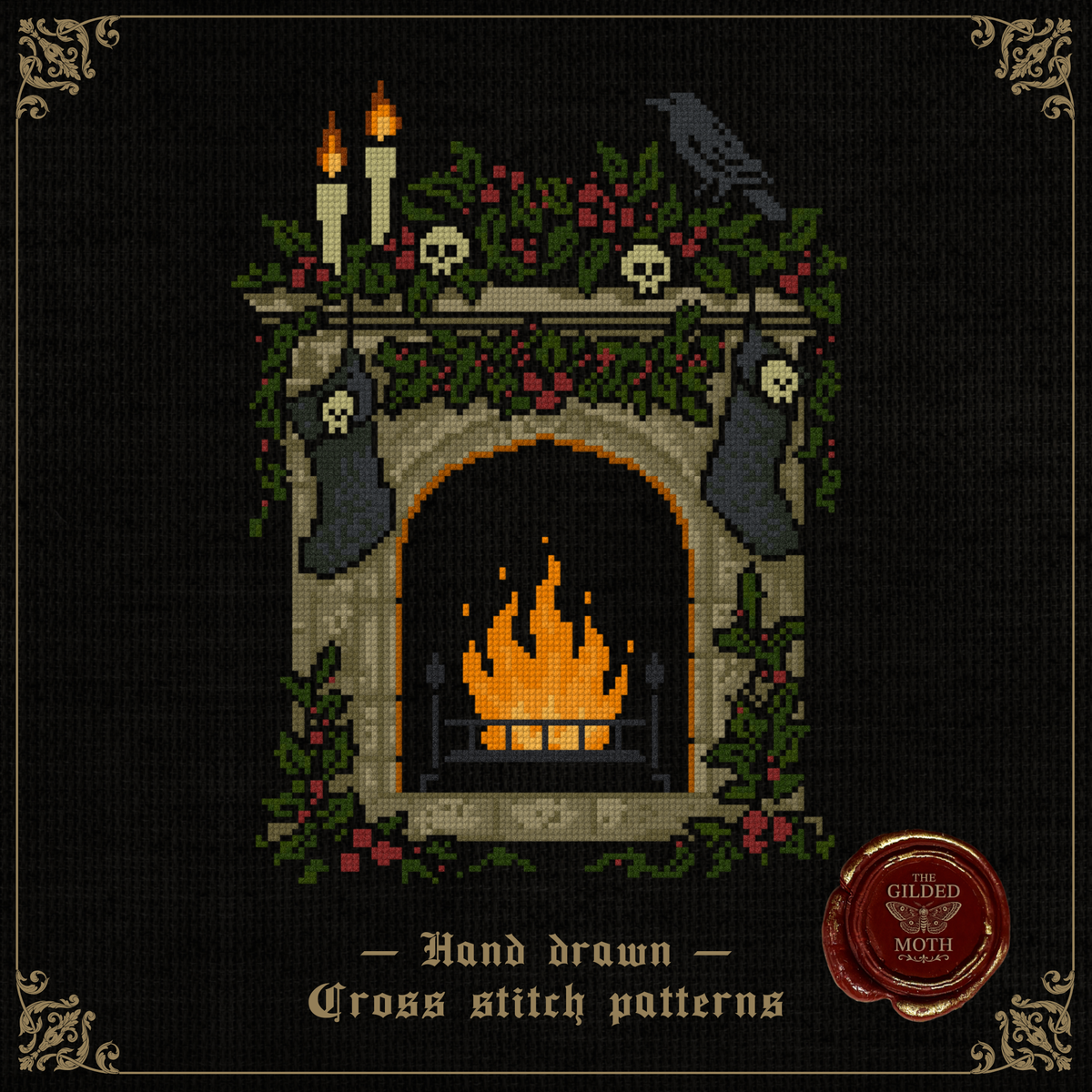 Christmas Fireplace Pattern