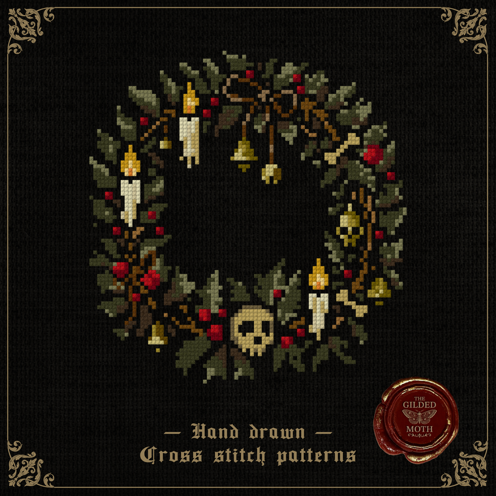 Christmas Wreath Pattern