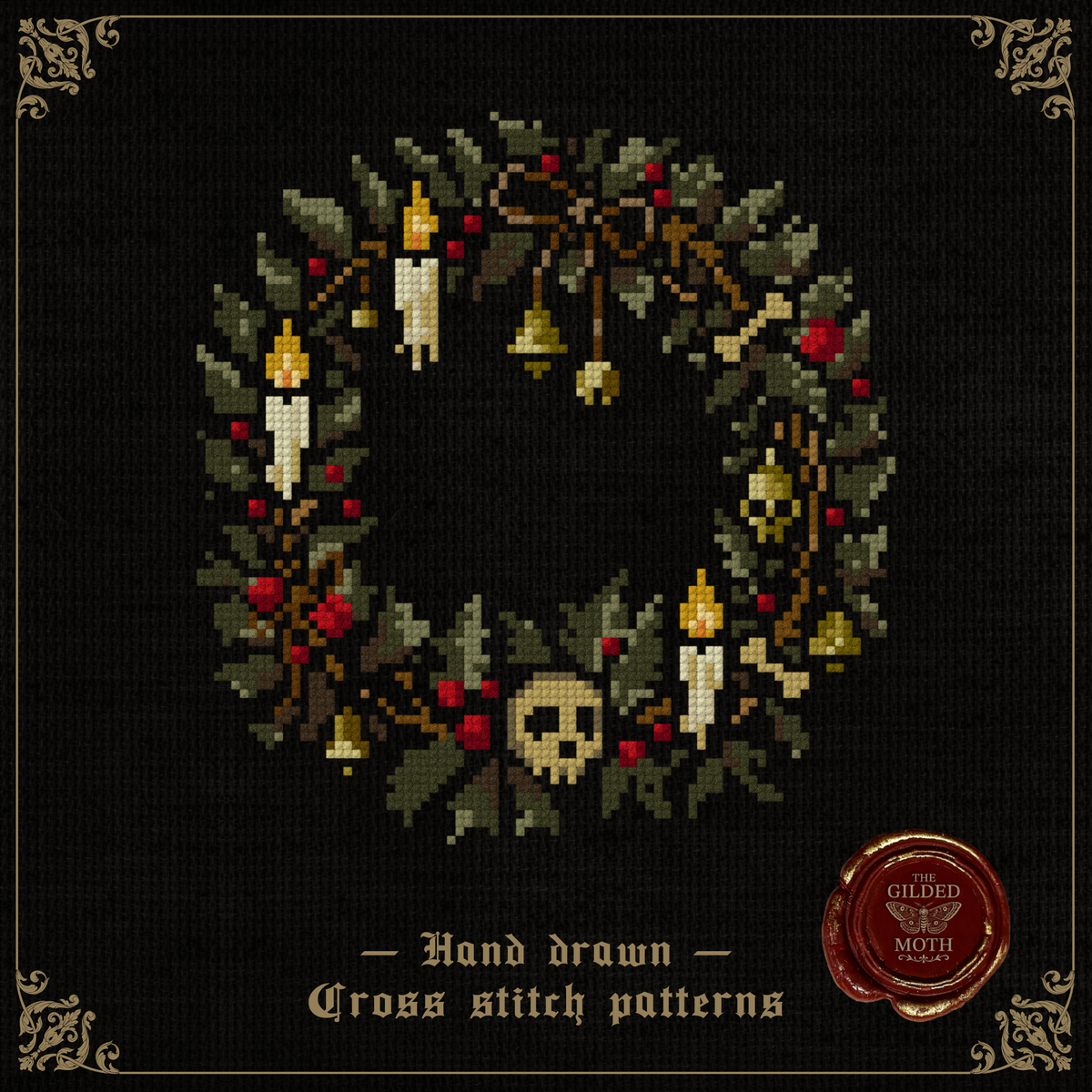 Christmas Wreath Pattern