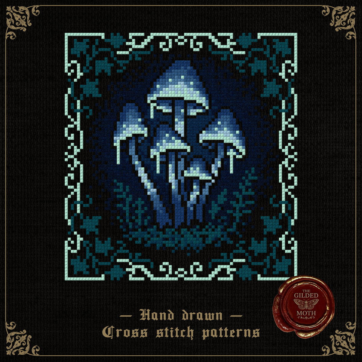 Glowing Toadstools Pattern