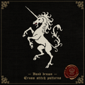 Medieval Unicorn Pattern