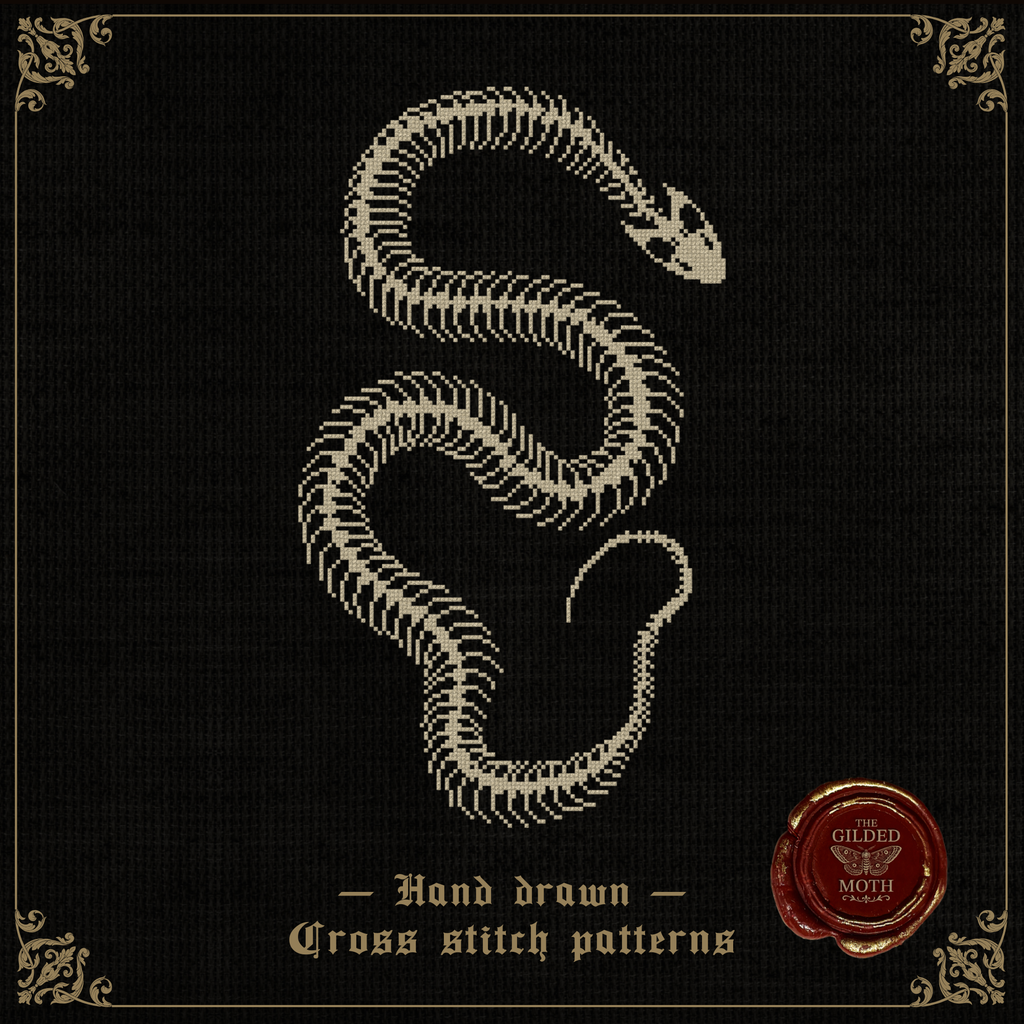 Snake Skeleton Pattern