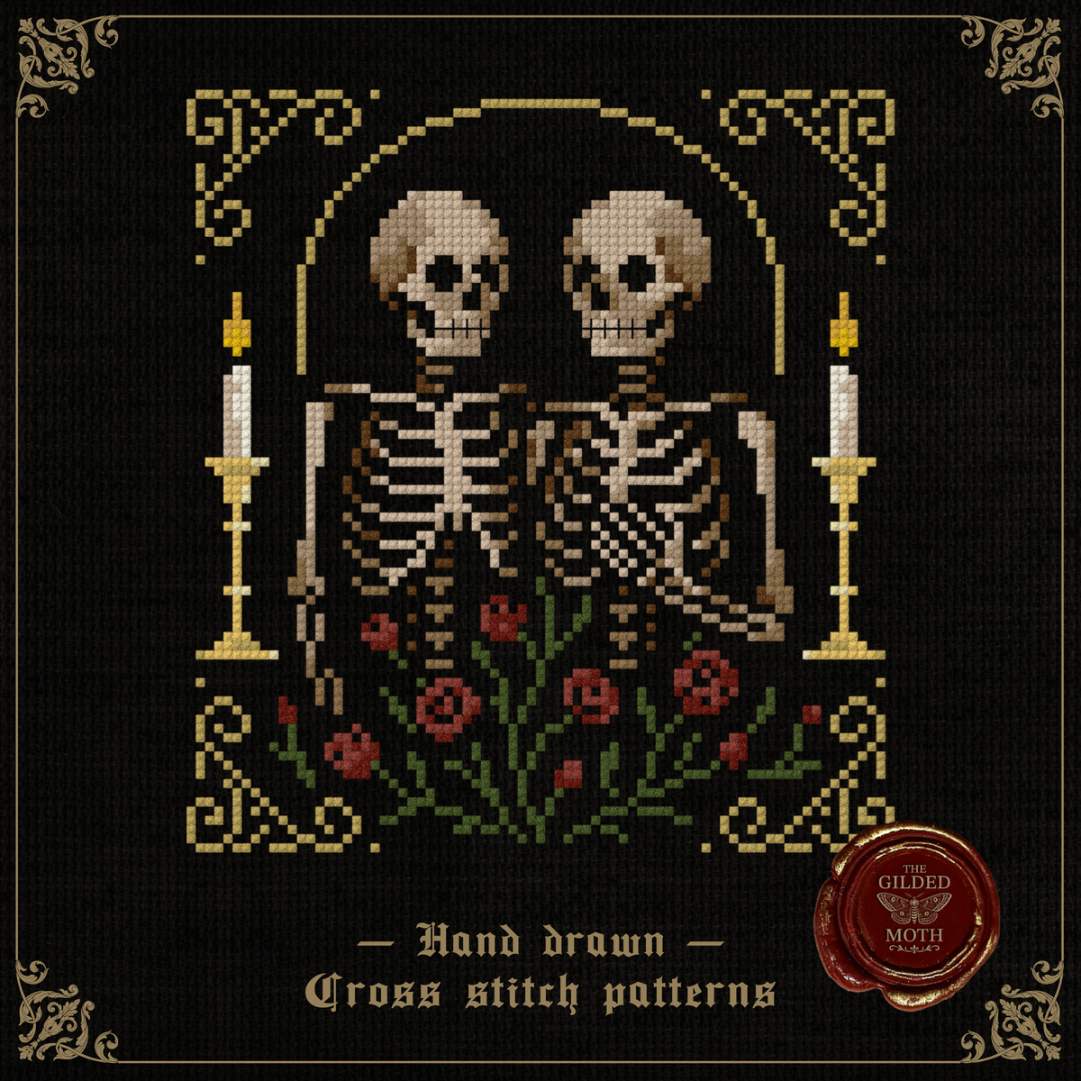 Skeleton Lovers 2 Pattern
