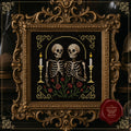 Skeleton Lovers Cross Stitch Pattern • Gothic Couple PDF • Dark Romance Embroidery • Macabre Skeletons With Roses • Black Aida Medieval